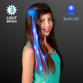 Blue LED Bouncy Noodle Hair Clips in Winter Princess Colors